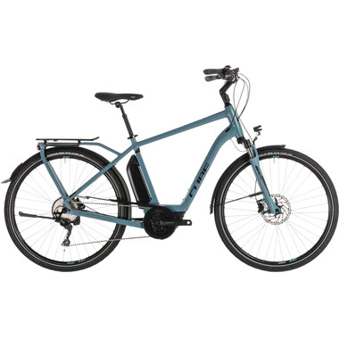 Bicicleta de paseo eléctrica CUBE TOWN SPORT HYBRID PRO 400 DIAMANT Azul 2019 0